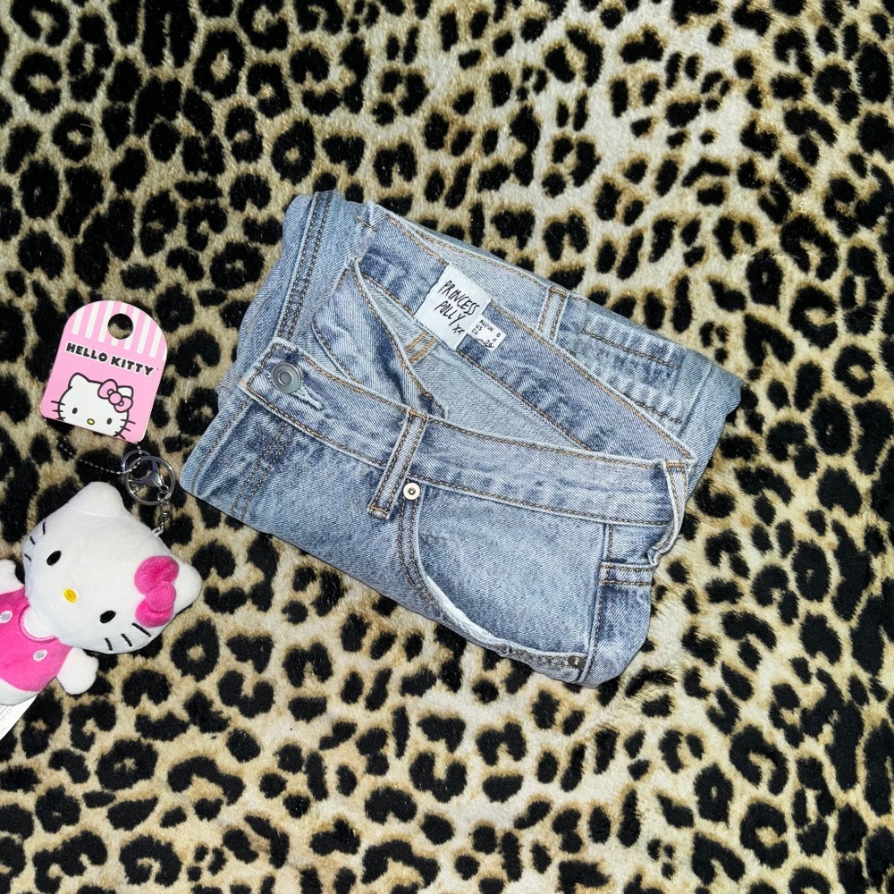 princess polly asymmetric jeans